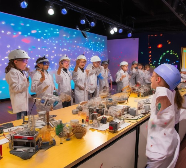 一年级科技动态表演，小小科技达人秀，创意点亮科技启蒙之旅