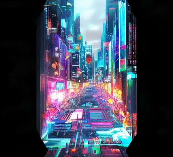 二次元高科技动态壁纸，科技与二次元的碰撞，打造沉浸式数字生活新体验